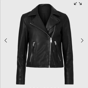 All Saints DALBY LEATHER BIKER JACKET